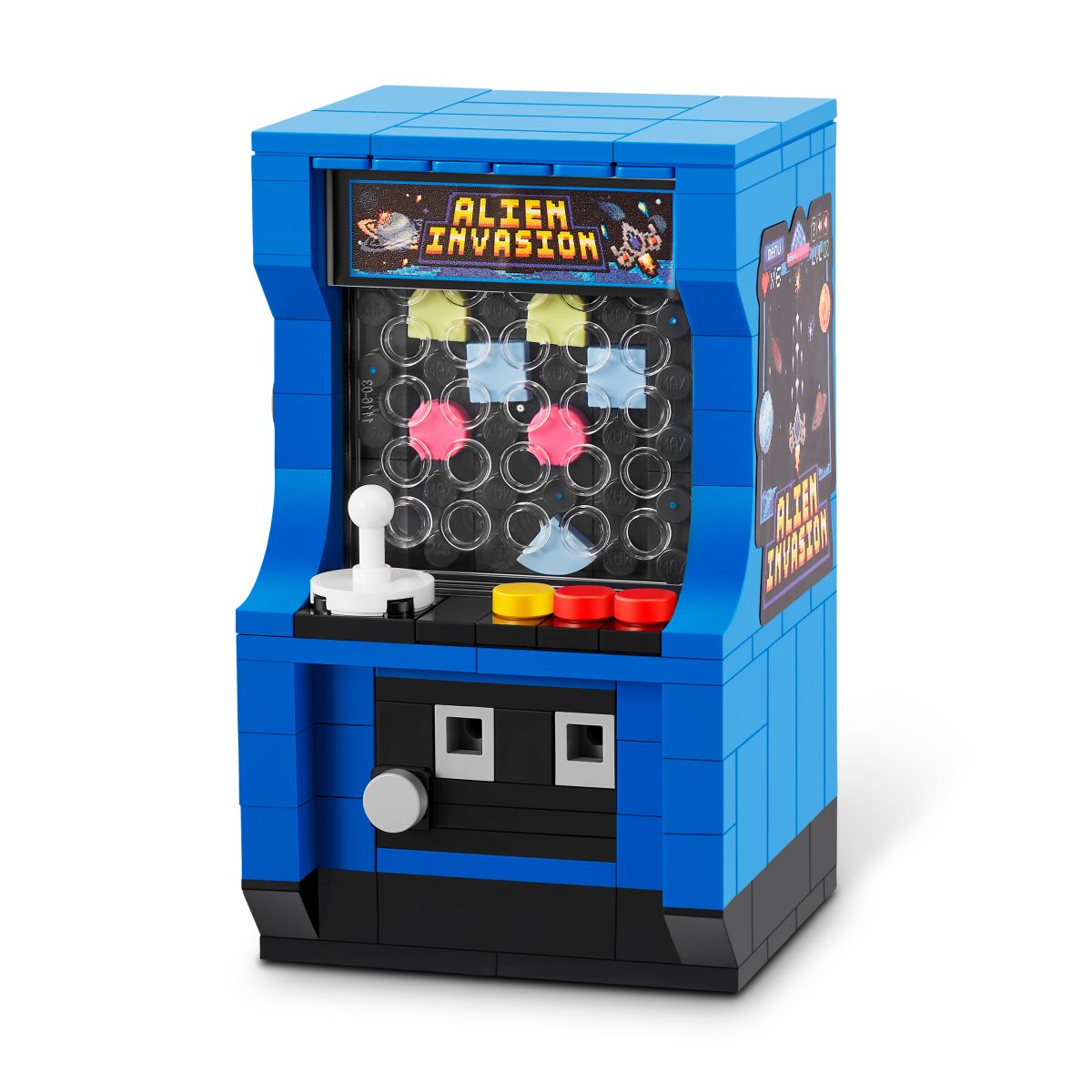 Set Bloques Retro Max - Con Diferentes Modelos De Piezas - Maquina Arcade
