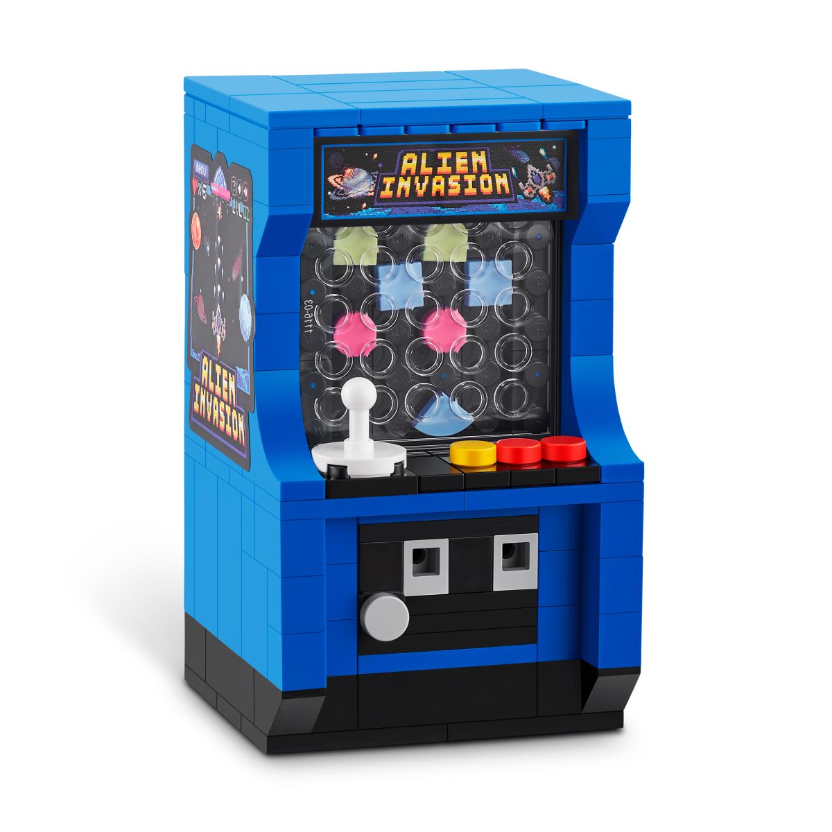 Set Bloques Retro Max - Con Diferentes Modelos De Piezas - Maquina Arcade