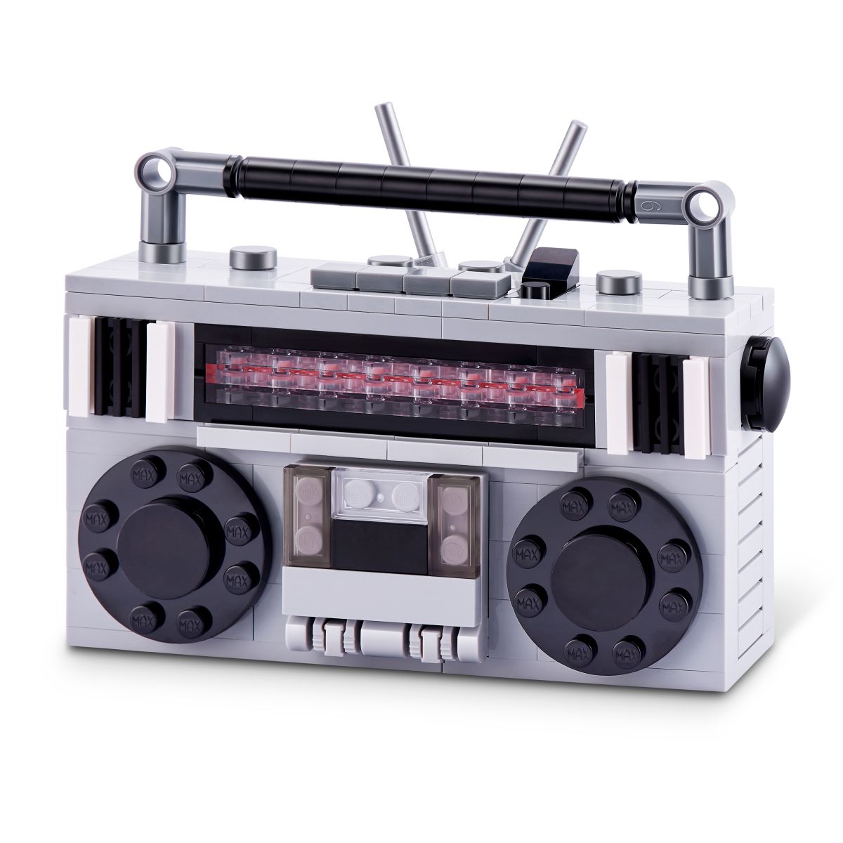 Set Bloques Retro Max - Con Diferentes Modelos De Piezas - Radio Cassette