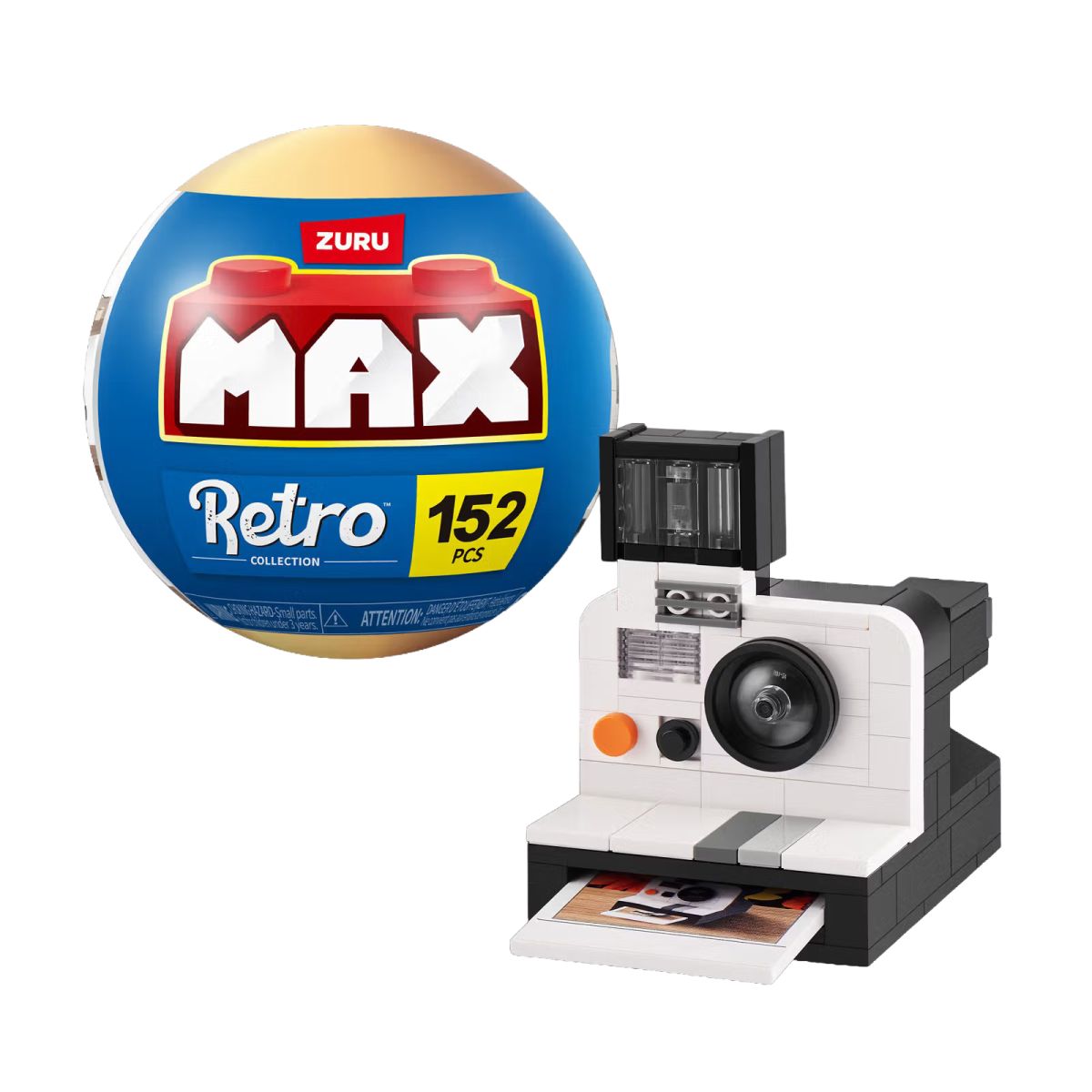 Set Bloques Retro Max - Con Diferentes Modelos De Piezas - Camara Retro