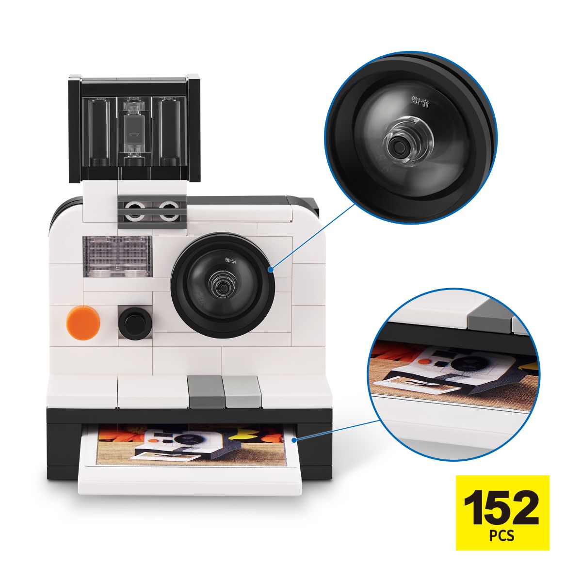 Set Bloques Retro Max - Con Diferentes Modelos De Piezas - Camara Retro