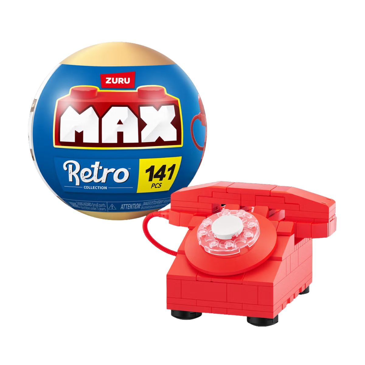 Set Bloques Retro Max - Con Diferentes Modelos De Piezas - Telefono
