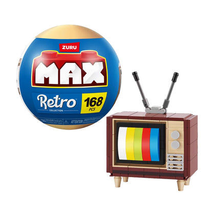 Set Bloques Retro Max - Con Diferentes Modelos De Piezas - Television