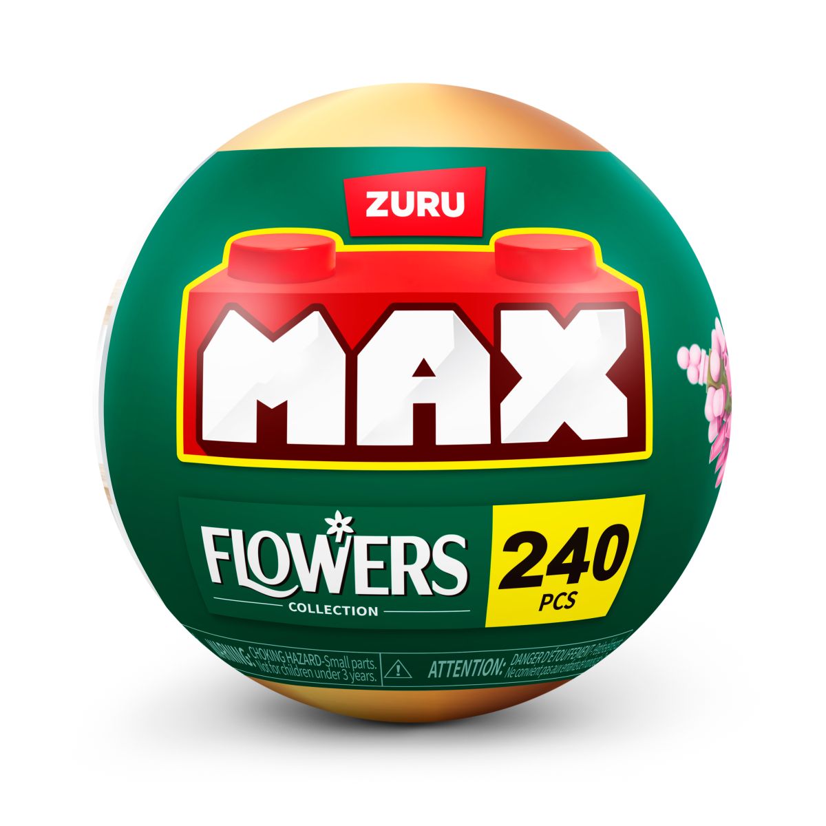 Set Bloques Flores Max - Con Diferentes Modelos De Piezas - Iris Y Persicaria