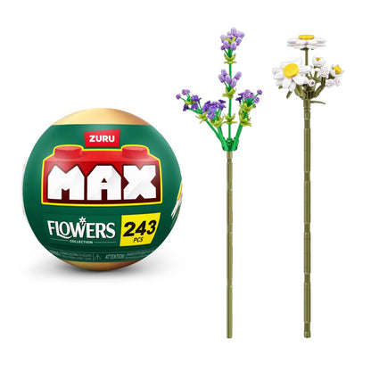Set Bloques Flores Max - Con Diferentes Modelos De Piezas - Daisy Y Lavanda