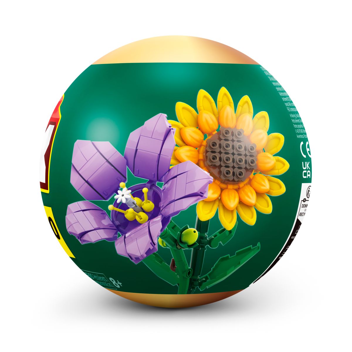 Set Bloques Flores Max - Con Diferentes Modelos De Piezas - Platycodon Y Girasol