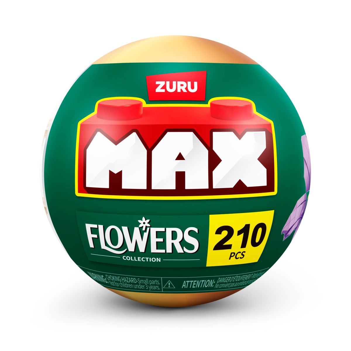 Set Bloques Flores Max - Con Diferentes Modelos De Piezas - Platycodon Y Girasol