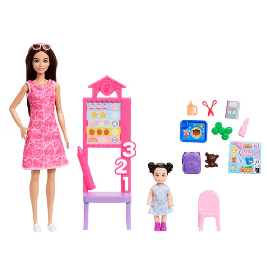 Barbie Set De Profesiones Con Muñeca - Profesora Cabello Castaño