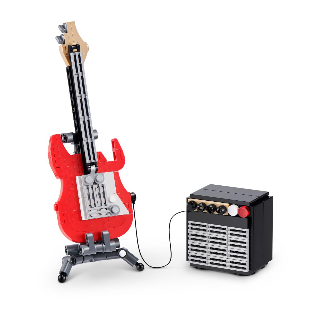 Set Bloques Retro Max Serie 2 - Con Diferentes Modelos De Piezas - Guitarra Electrica