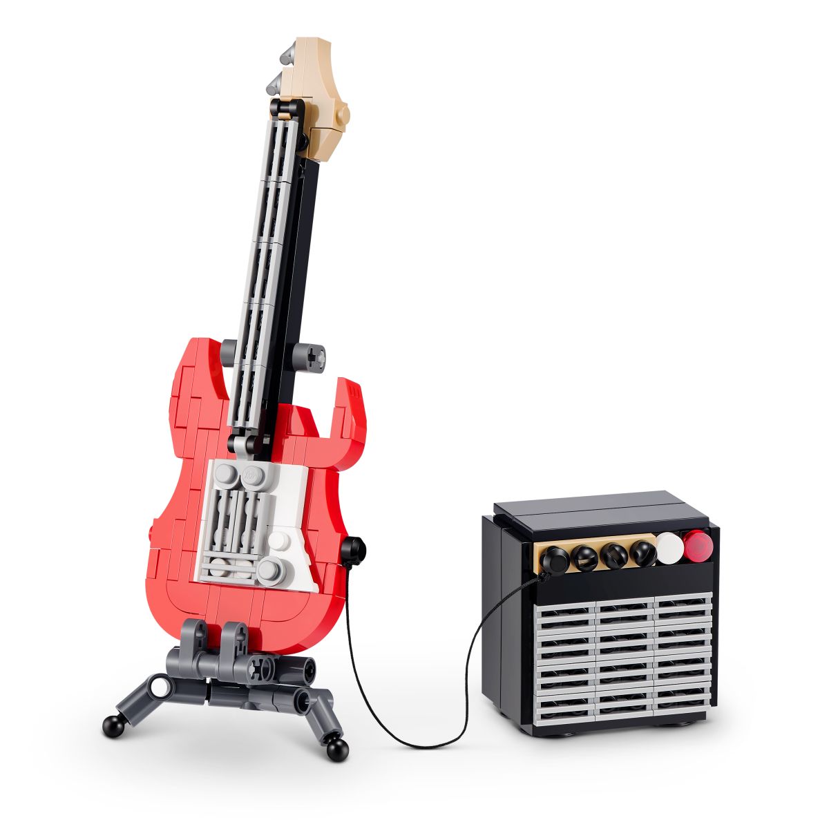Set Bloques Retro Max Serie 2 - Con Diferentes Modelos De Piezas - Guitarra Electrica