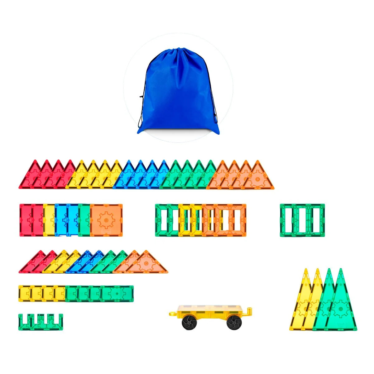 Playset 60 Bloques Magneticos Tytan De Zuru