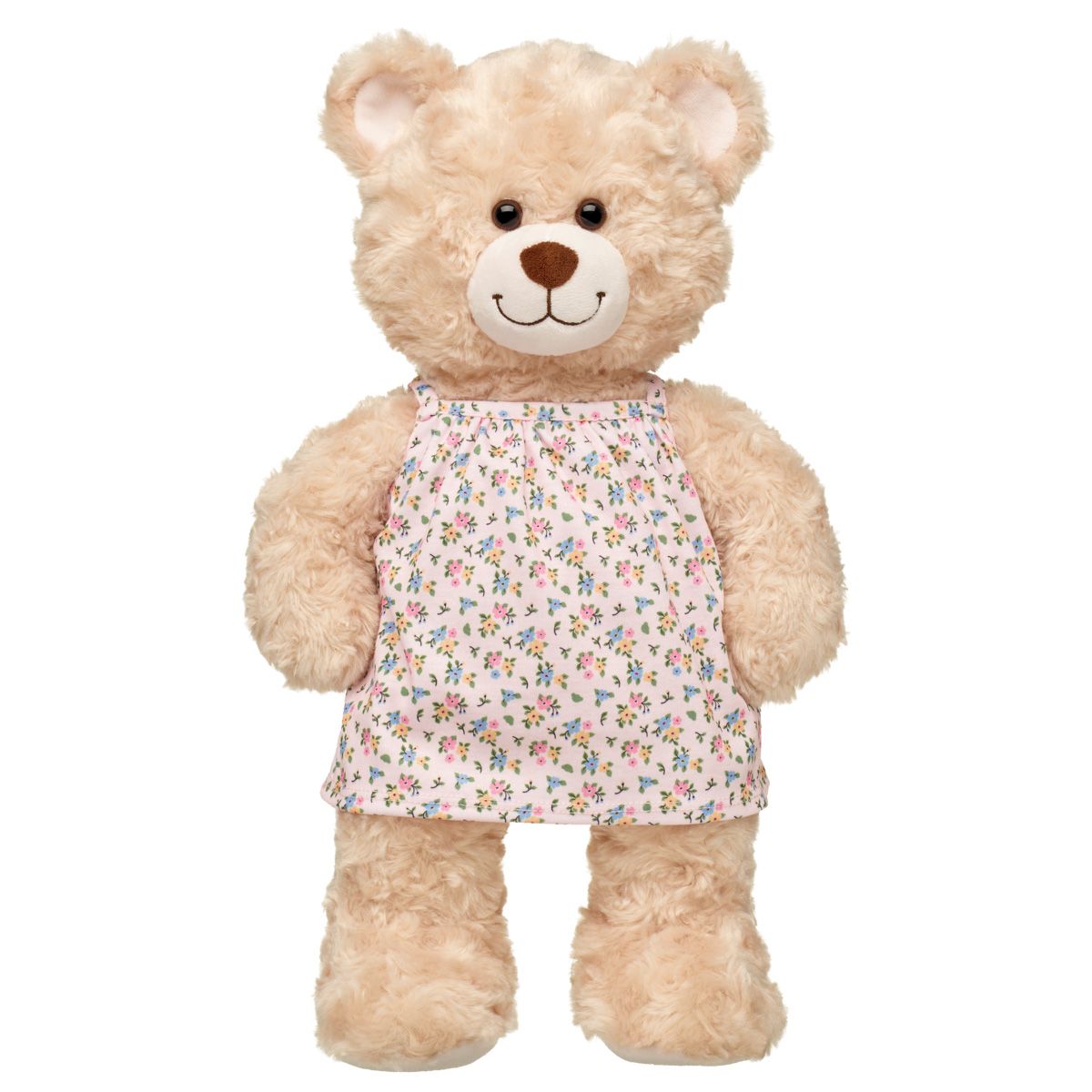 Vestido Flores Retro Rosa Build-a-bear