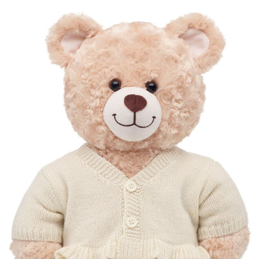 Chaleco Beige Con Vuelos Build-a-bear
