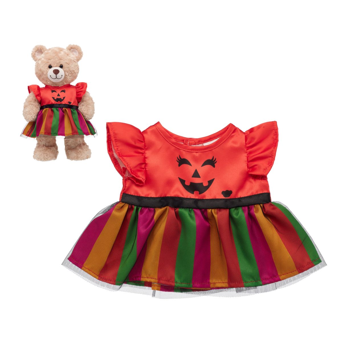 Vestido Calabaza Halloween Build-a-bear