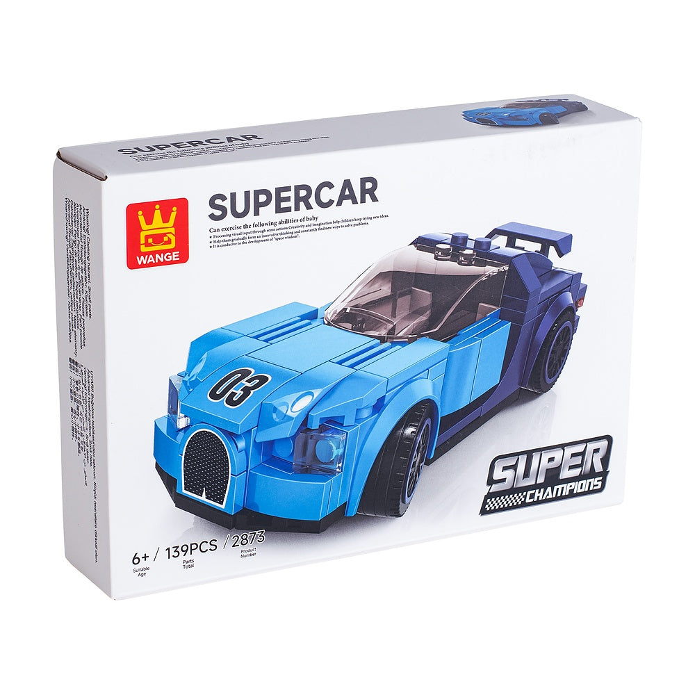 Super Auto Armable Wange Supercar 139 Piezas