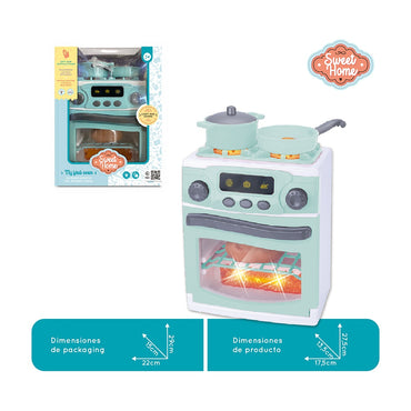 Horno De Juguete Con Luz Sonido Y 7 Accesorios Incluidos Sweet Home