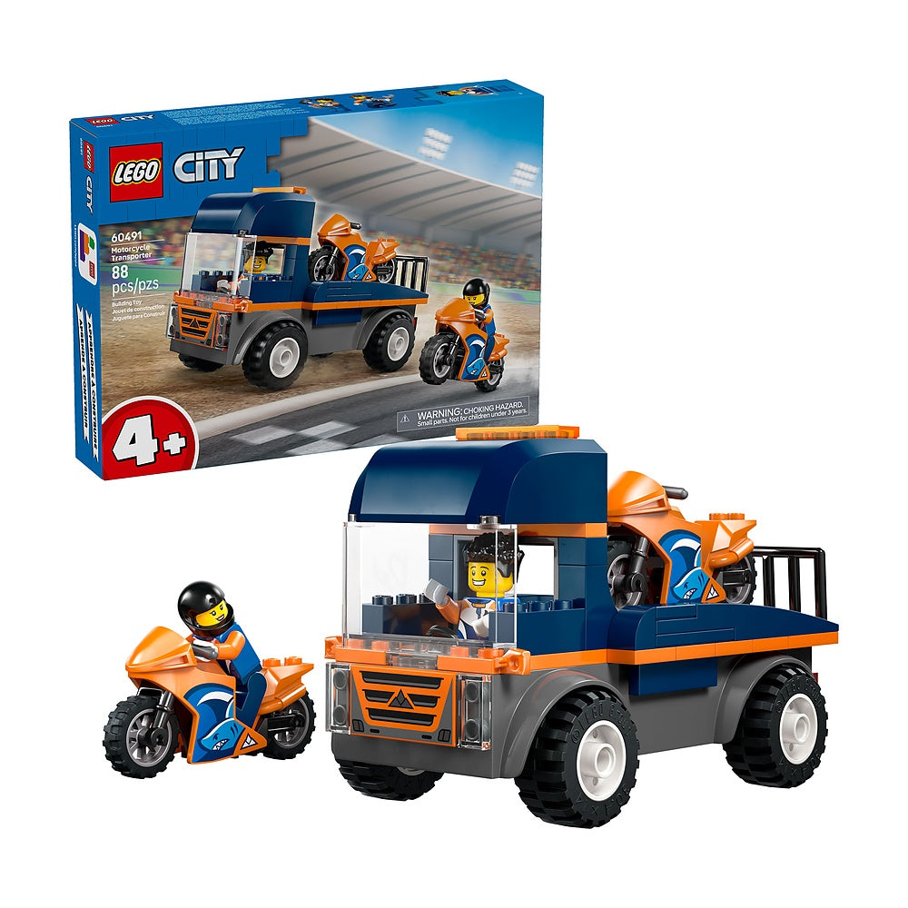 Camion De Transporte De Motos Lego City