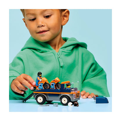 Camion De Transporte De Motos Lego City