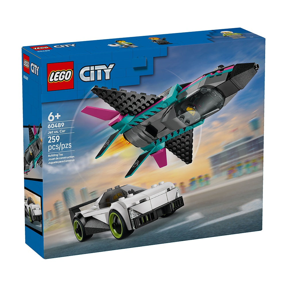 Avion Jet Vs Auto Lego City