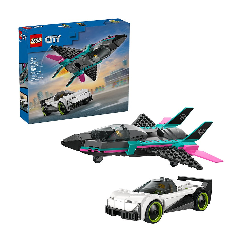 Avion Jet Vs Auto Lego City