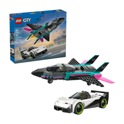 Avion Jet Vs Auto Lego City