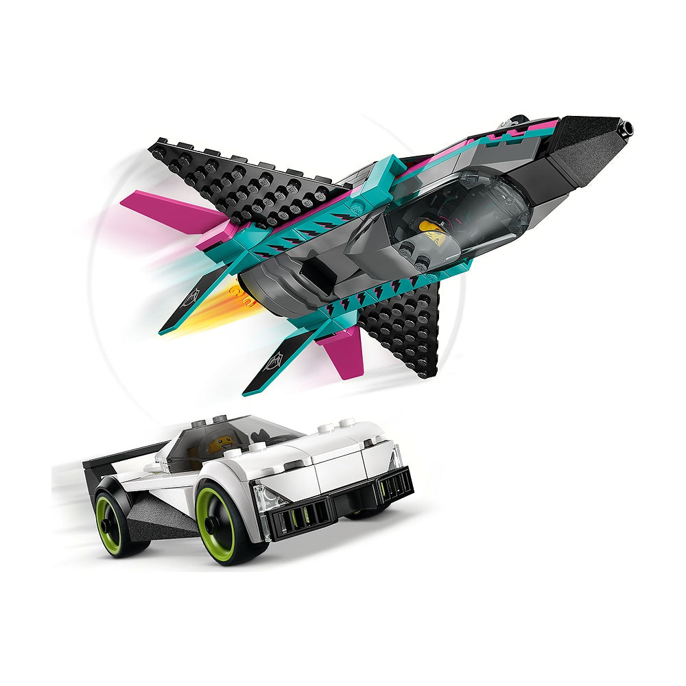 Avion Jet Vs Auto Lego City