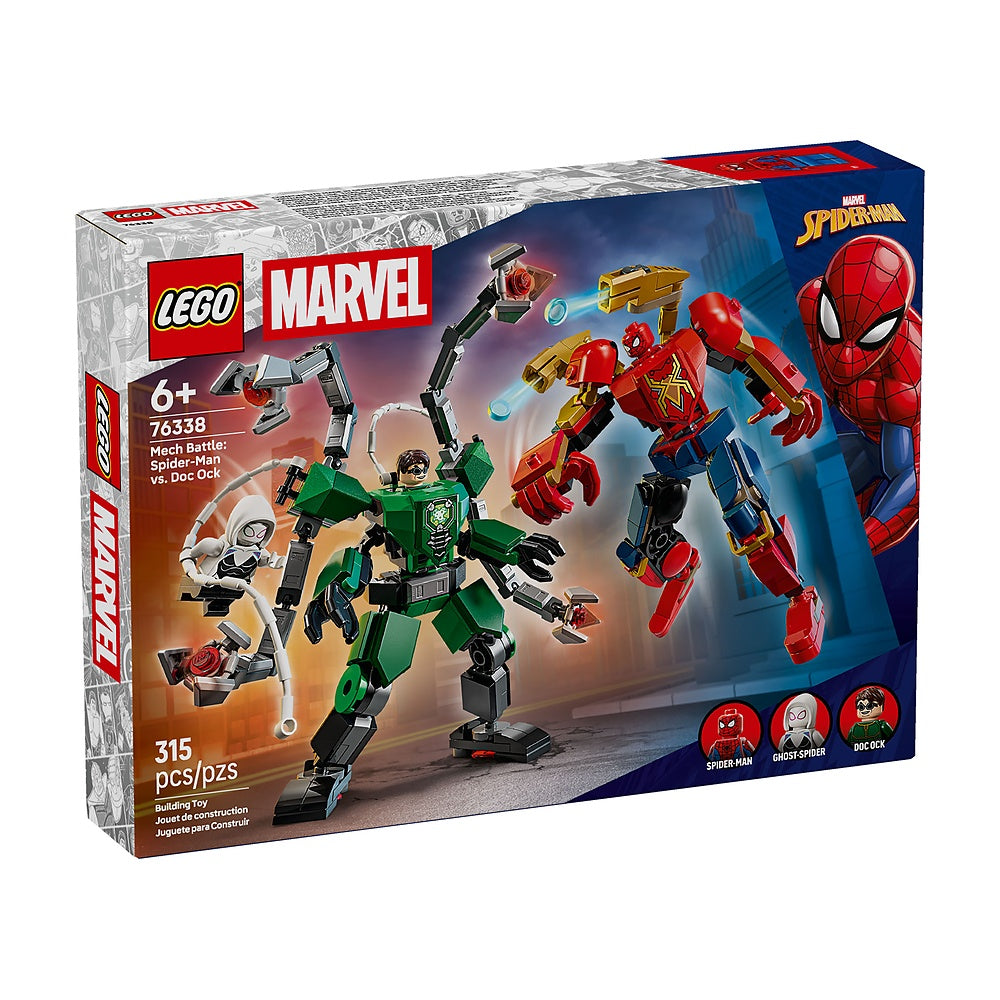 Batalla De Armaduras Roboticas Spider-man Vs Doc Ock Lego Super Heroes Marvel