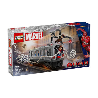 Spider-man Vs Doc Ock Escena Del Tren Subterraneo Lego Super Heroes Marvel