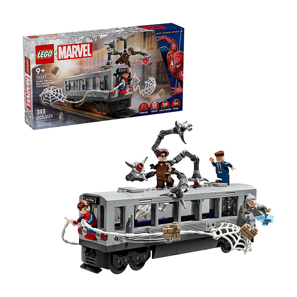 Spider-man Vs Doc Ock Escena Del Tren Subterraneo Lego Super Heroes Marvel