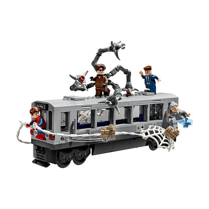 Spider-man Vs Doc Ock Escena Del Tren Subterraneo Lego Super Heroes Marvel