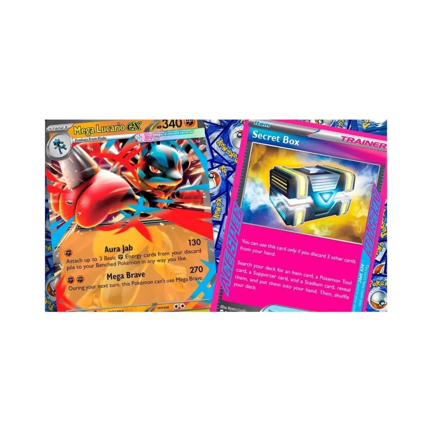Pokemon Tcg Mega Lucario Ex League Battle Deck Ing