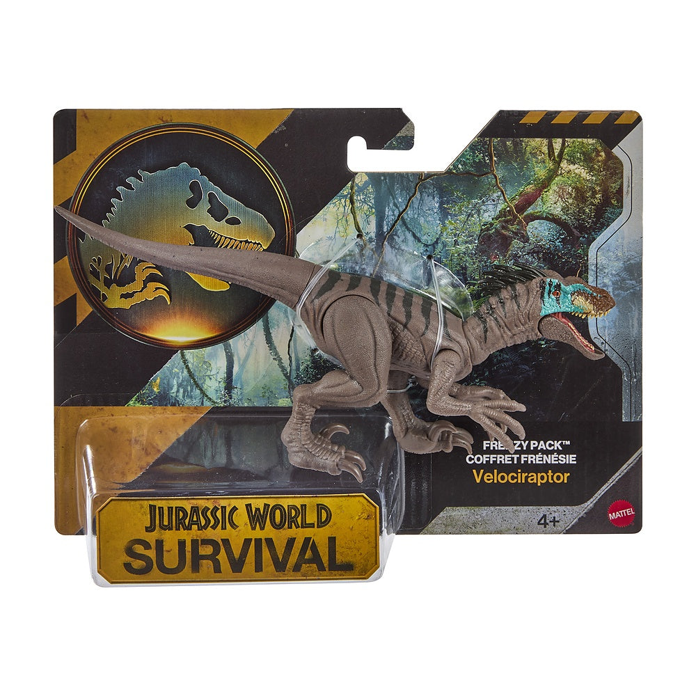 Jurassic World Dinosaurio Juguete Rebirth Manada Peligrosa - Velociraptor