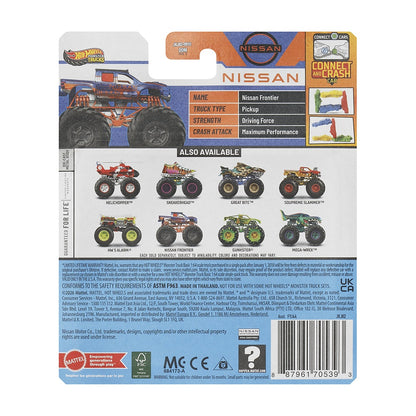 Hot Wheels Monster Truck Escala 1:64 - Nissan Frontier
