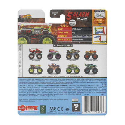 Hot Wheels Monster Truck Escala 1:64 - Hw 5 Alarm