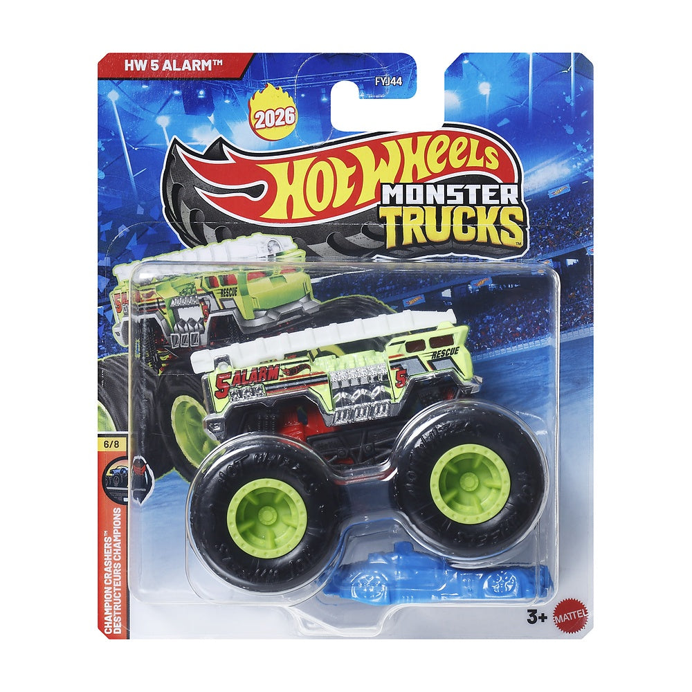 Hot Wheels Monster Truck Escala 1:64 - Hw 5 Alarm
