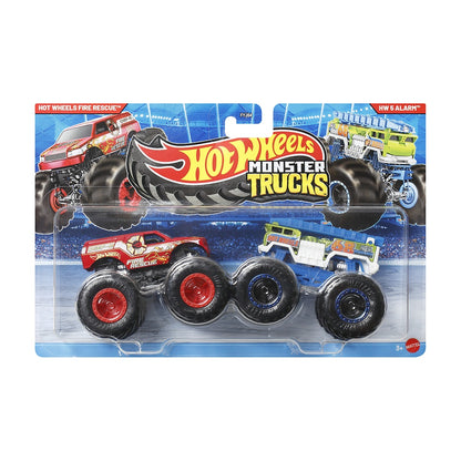Hot Wheels Monster Trucks Escala 1:64 - Hw Fire Rescue Vs 5 Alarm