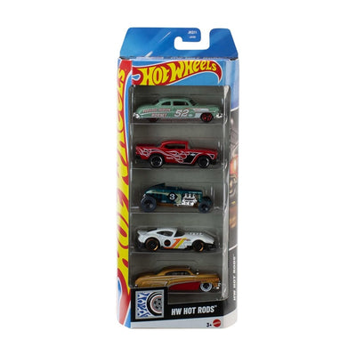 Pack 5 Autos Basicos Hotwheels - Hw Hot Rods