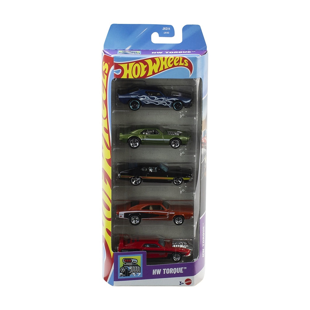 Pack 5 Autos Basicos Hotwheels - Hw Torque