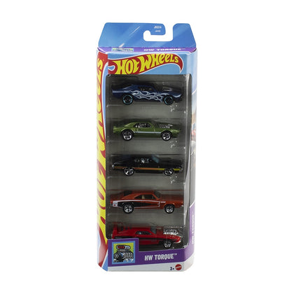 Pack 5 Autos Basicos Hotwheels - Hw Torque