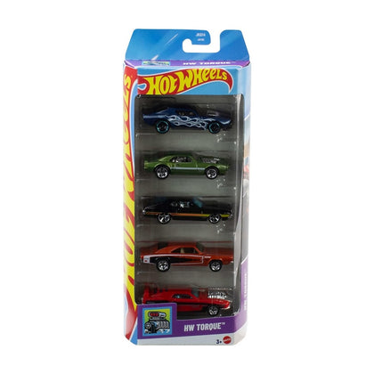 Pack 5 Autos Basicos Hotwheels - Hw Torque