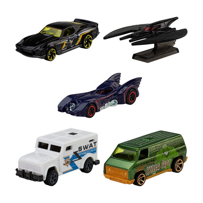 Pack 5 Autos Basicos Hotwheels - Batman