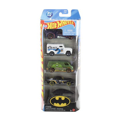 Pack 5 Autos Basicos Hotwheels - Batman