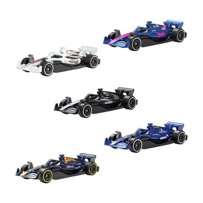 Pack 5 Autos Basicos Hotwheels - Formula 1 2025