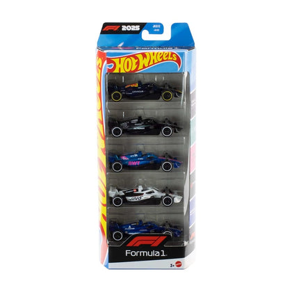 Pack 5 Autos Basicos Hotwheels - Formula 1 2025