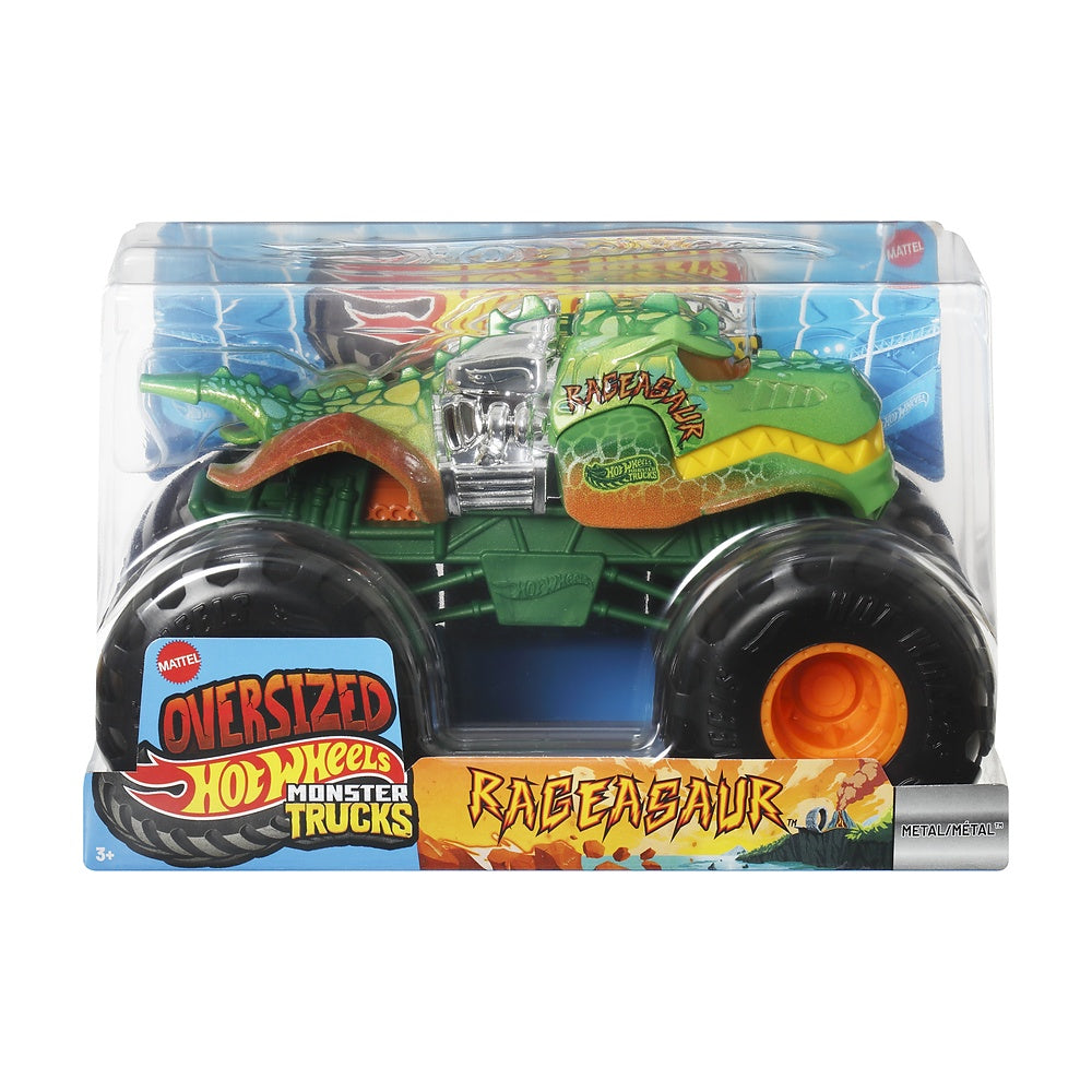 Hot Wheels Monster Trucks Escala 1:24 - Rageasaur