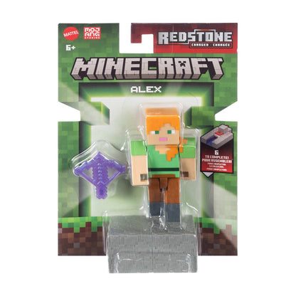 Minecraft Core Figura De 8cm Con Crafting - Alex
