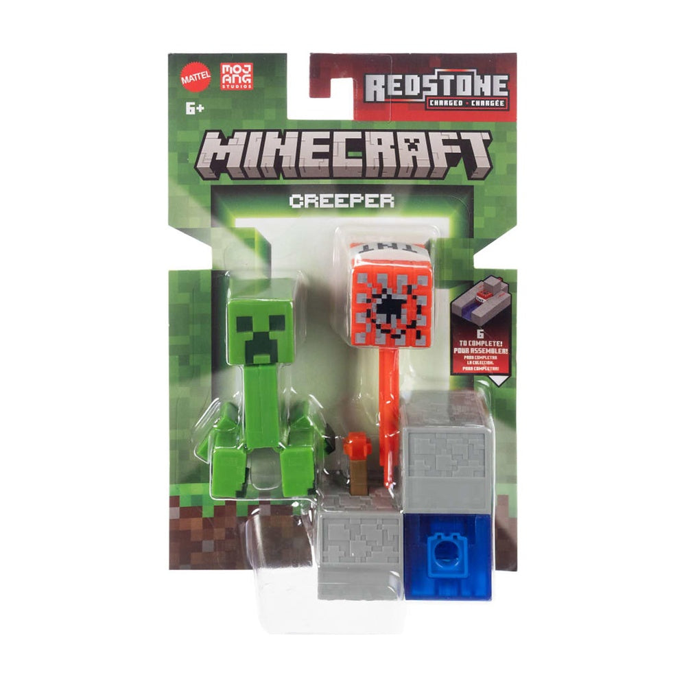 Minecraft Core Figura De 8cm Con Crafting - Creeper