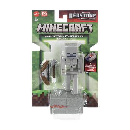 Minecraft Core Figura De 8cm Con Crafting - Esqueleto