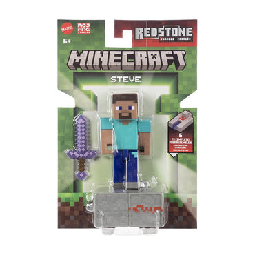 Minecraft Core Figura De 8cm Con Crafting - Steve