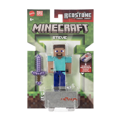 Minecraft Core Figura De 8cm Con Crafting - Steve